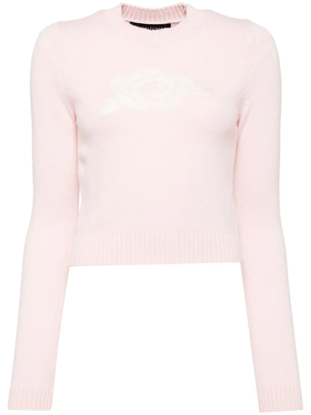 Rose-Intarsia Jumper
