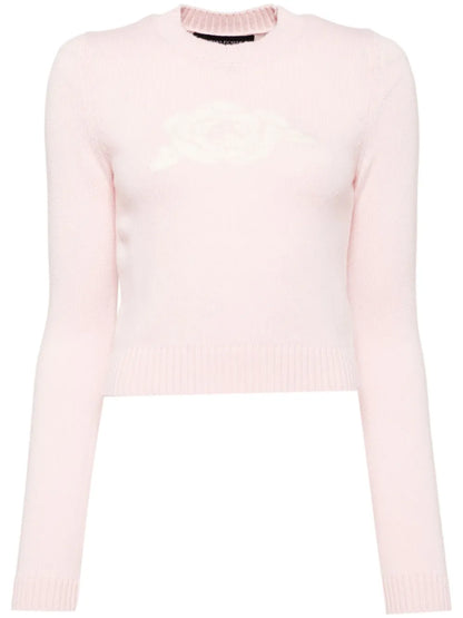 Rose-Intarsia Jumper
