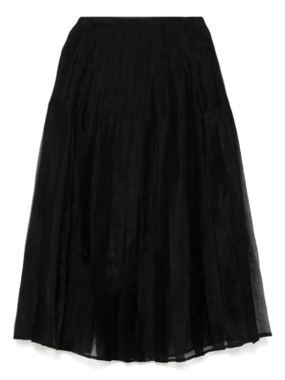 Organza Pleated Skirt