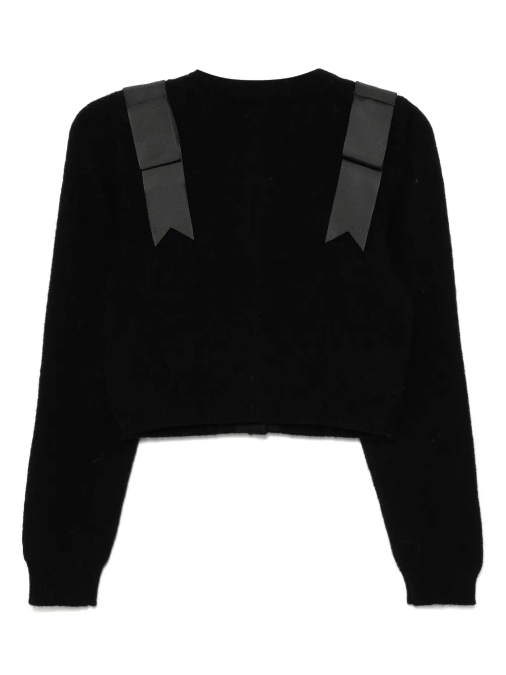 Wool Cropped Cardigan