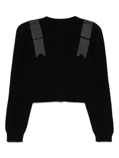 Wool Cropped Cardigan