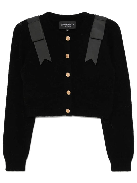 Wool Cropped Cardigan