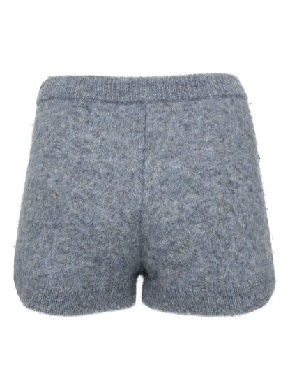 Wool Knit Shorts