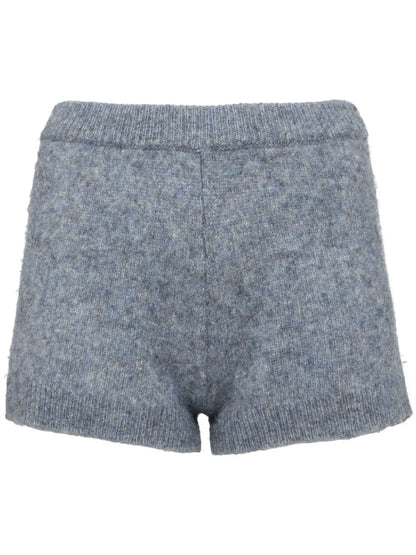 Wool Knit Shorts