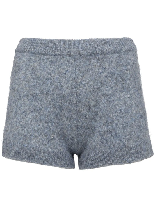 Wool Knit Shorts