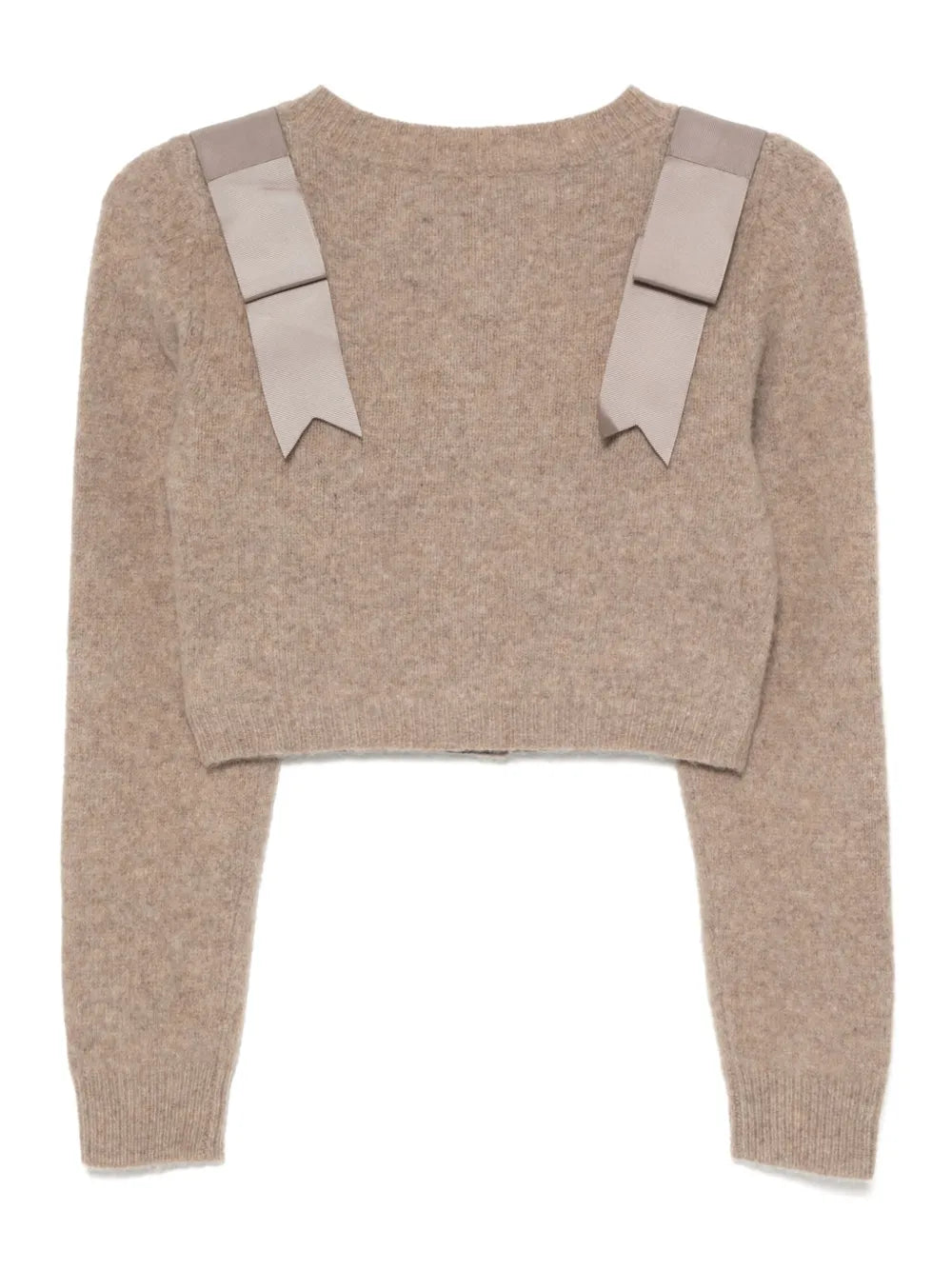 Wool Cropped Cardigan