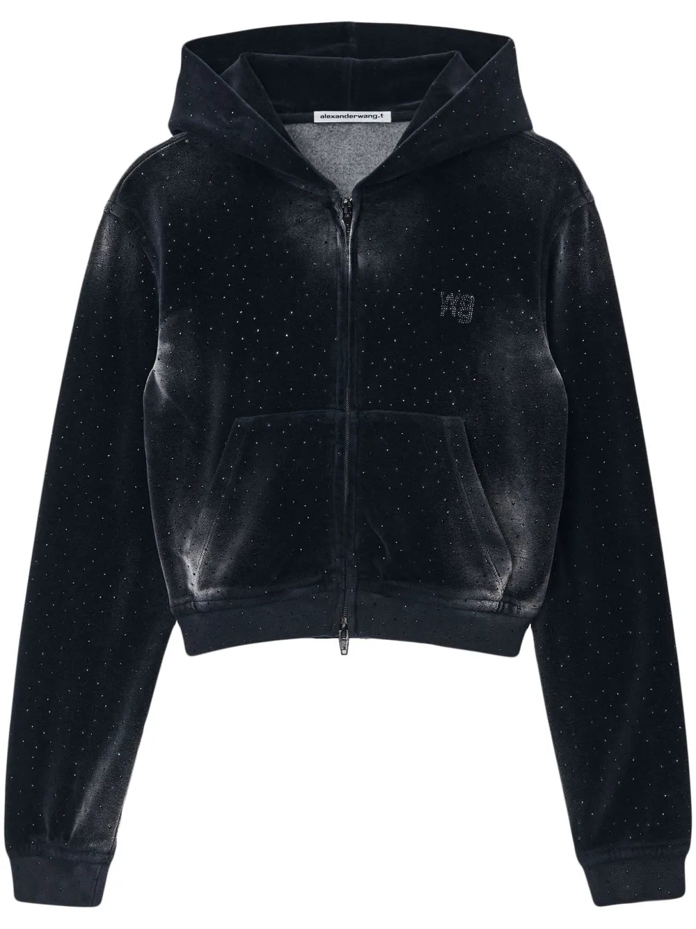Clear Bead Hotfix Hoodie