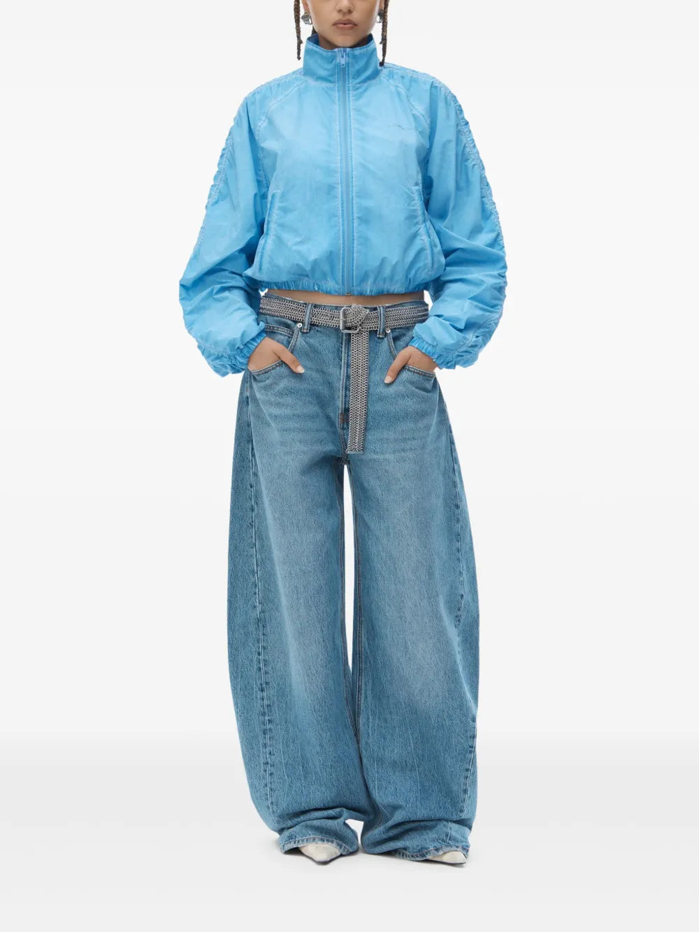 Ruched Track Jacket