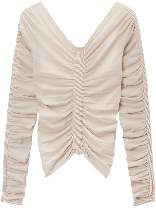 Ruched Pullover Top