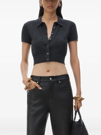 Logo-Embroidered Top