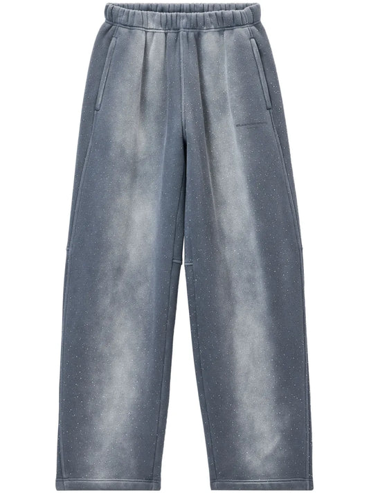 Crystal-Embellished Track Pants