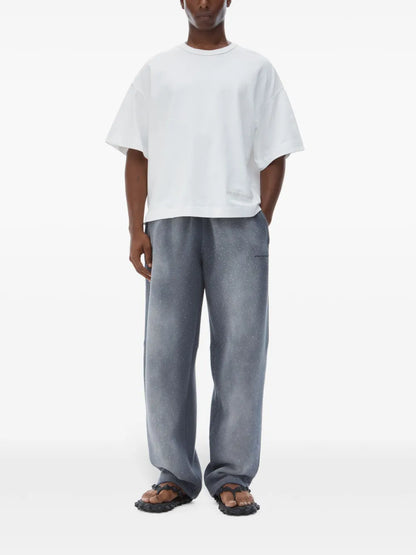Crystal-Embellished Track Pants