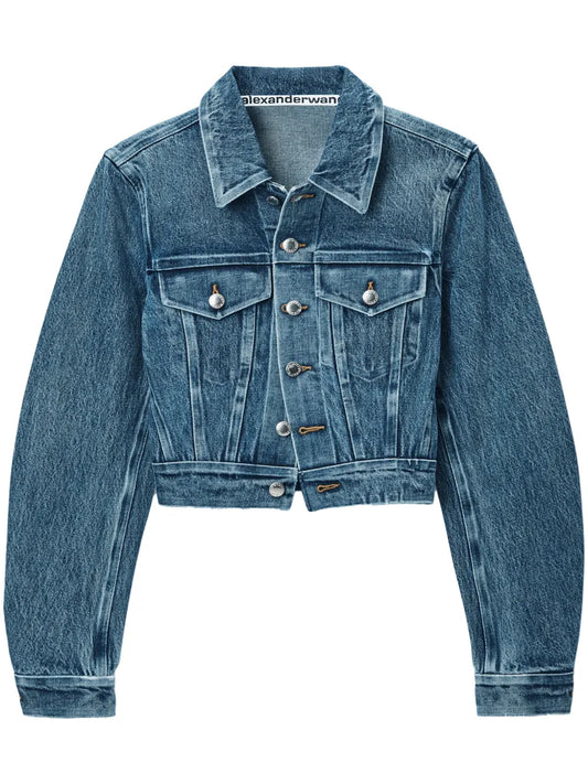 Bonded-Seams Denim Jacket