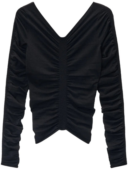 Ruched Pullover Top