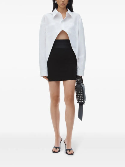 Logo-Waistband Miniskirt