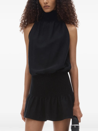 Ruched Halterneck Dress