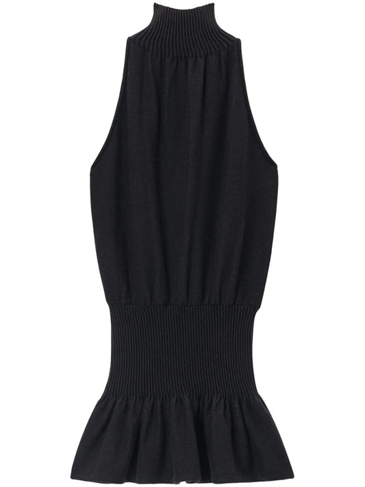 Ruched Halterneck Dress