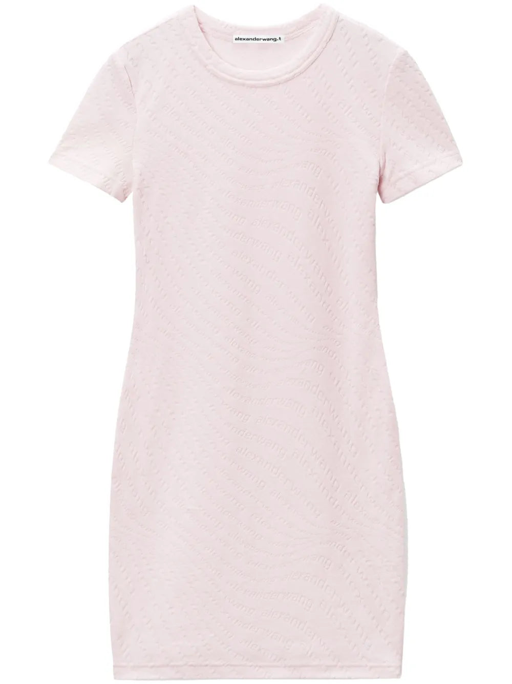 Logo-Jacquard Shortsleeved Mini Dress