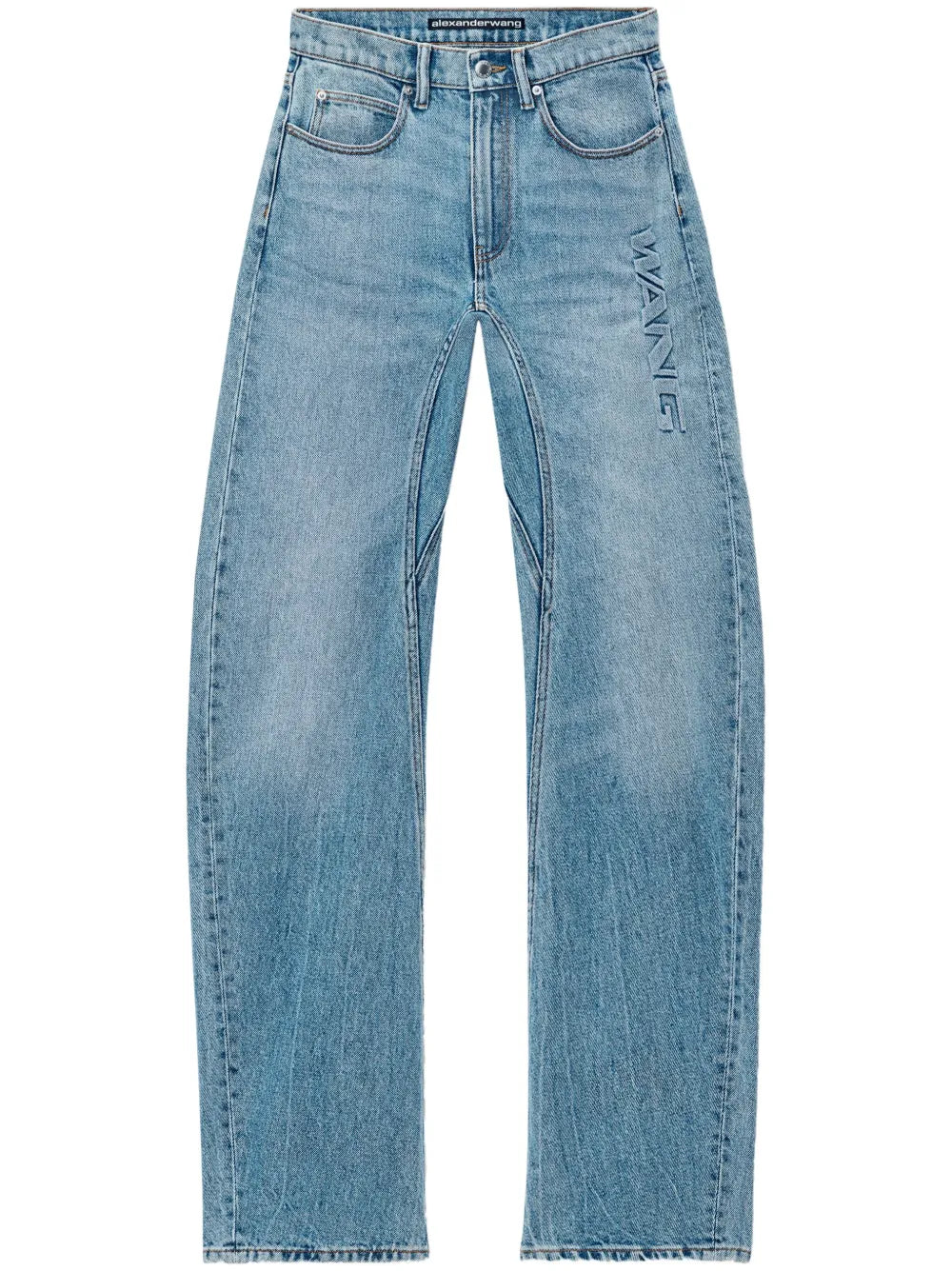 Logo-Embossed Jeans