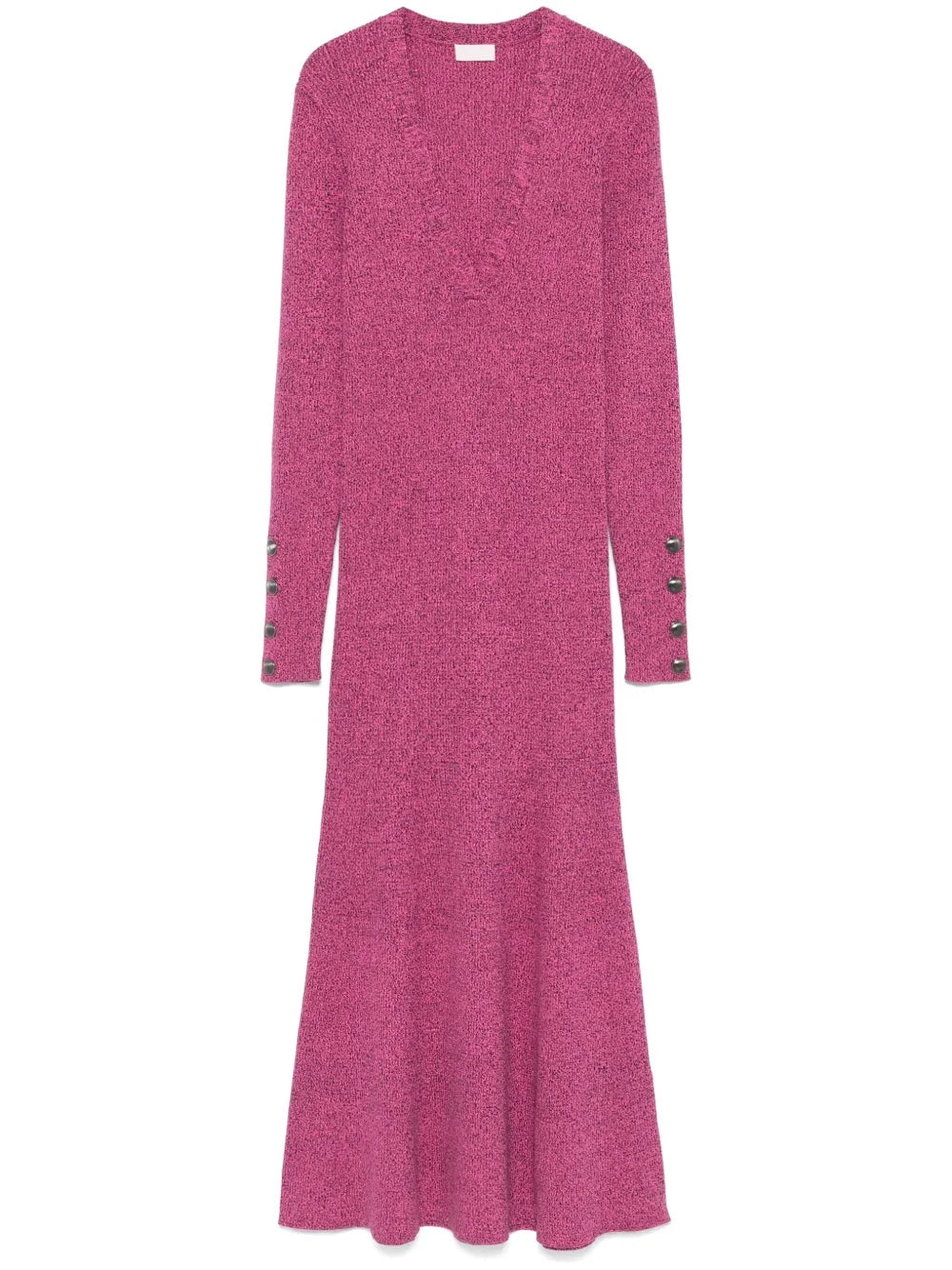 Marl-Knit Midi Dress