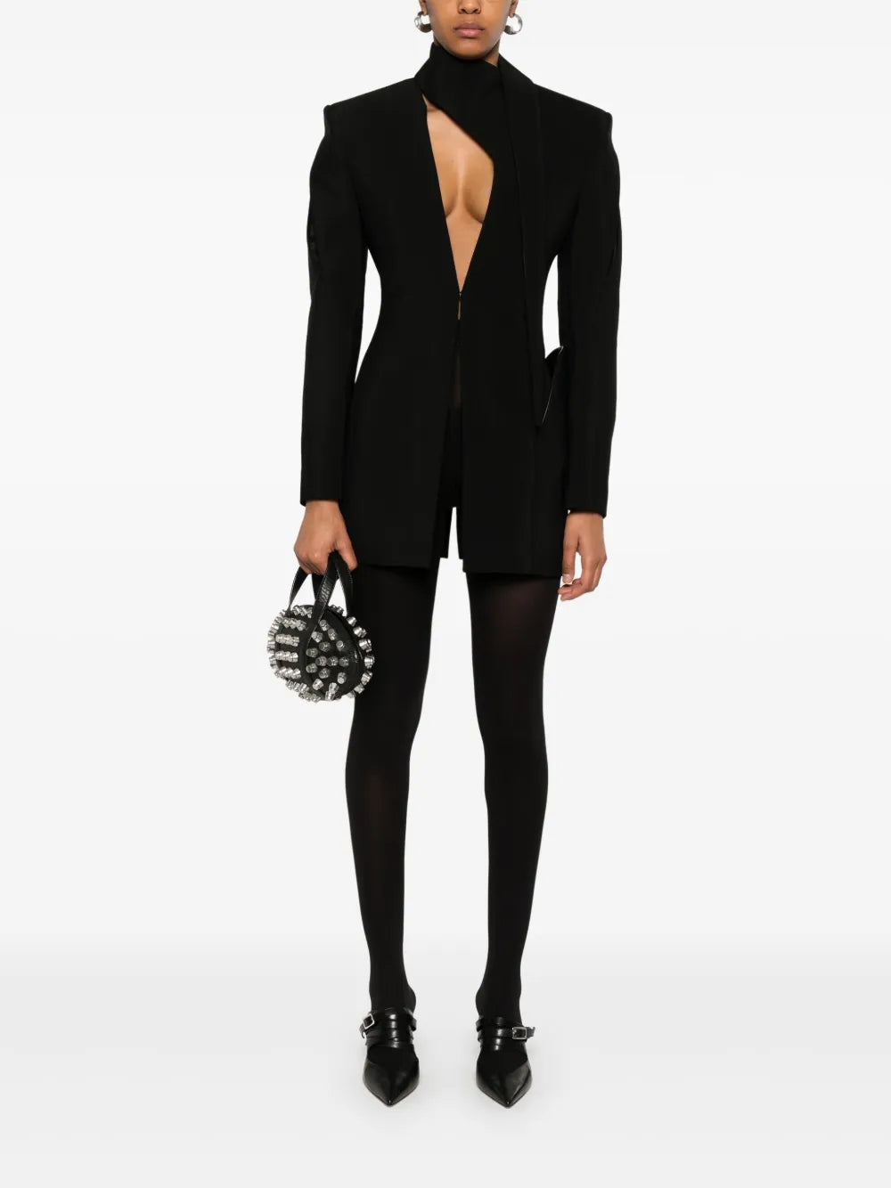 Cut Out-Detail Blazer