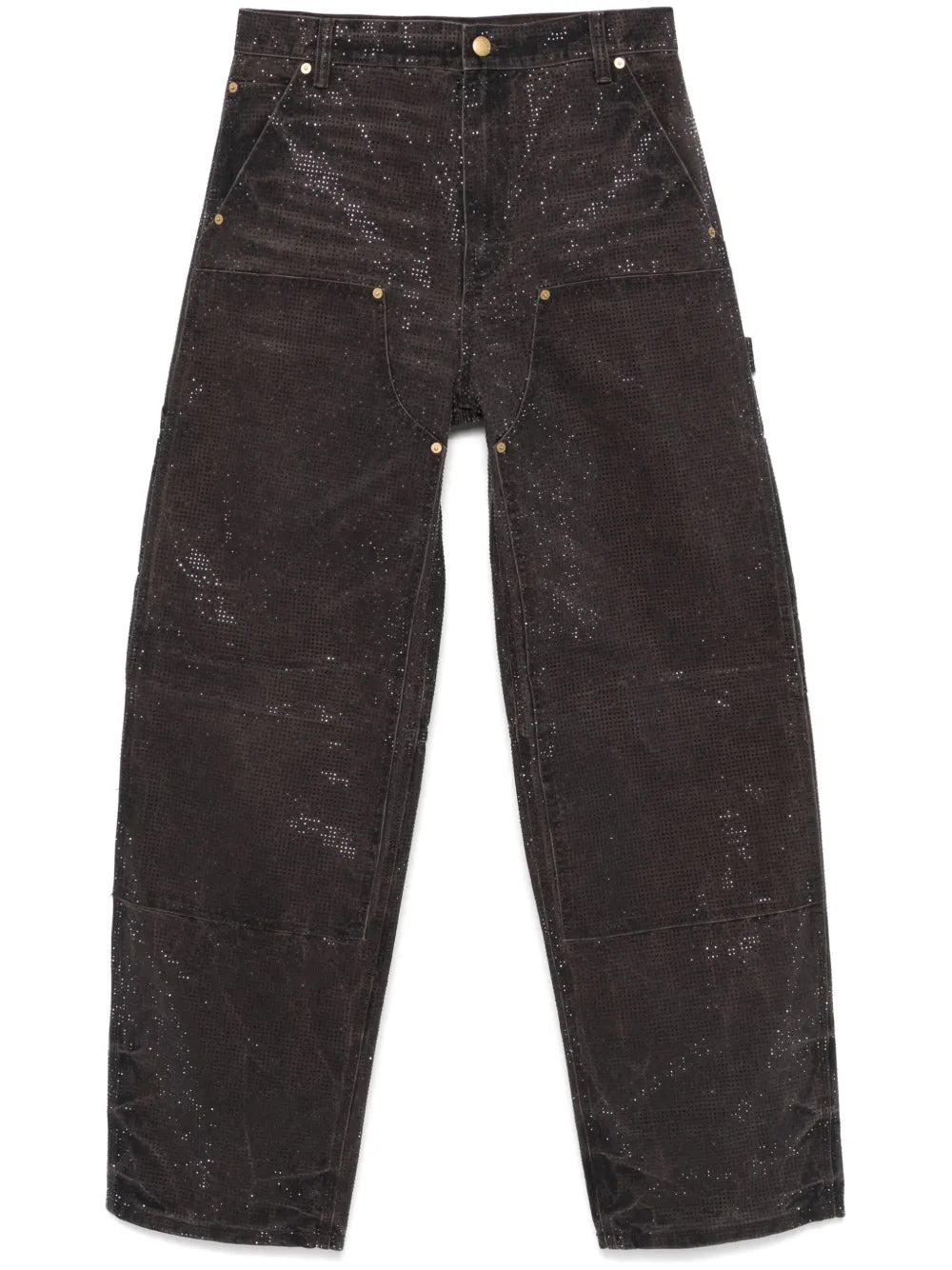 Crystal-Embellished Jeans