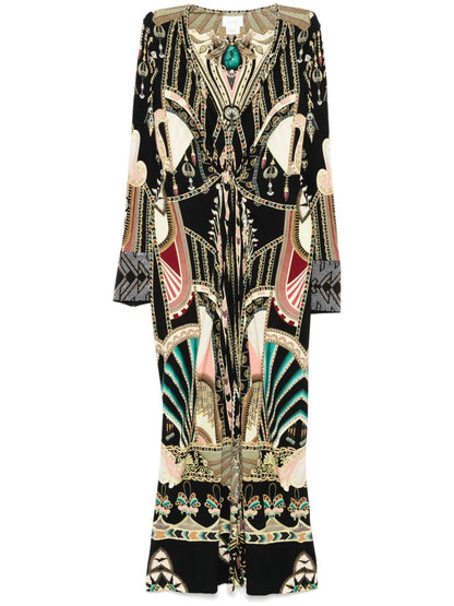 Twist Jersey Maxi Dress
