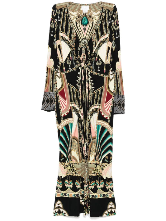 Twist Jersey Maxi Dress
