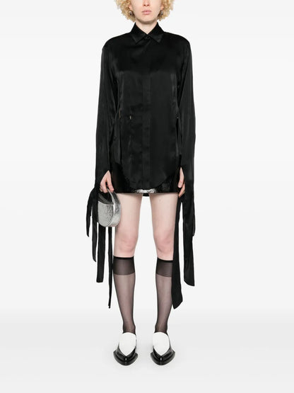 Slit-Detailing Shirt