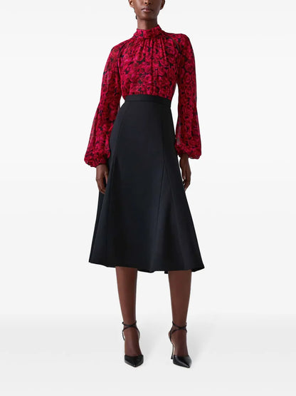 A-Line Midi Skirt