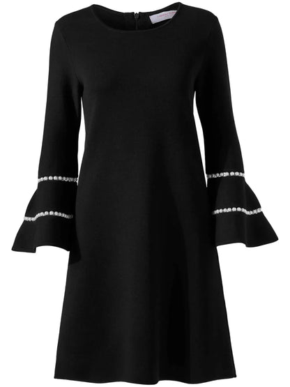 Pearl-Detailing Mini Dress