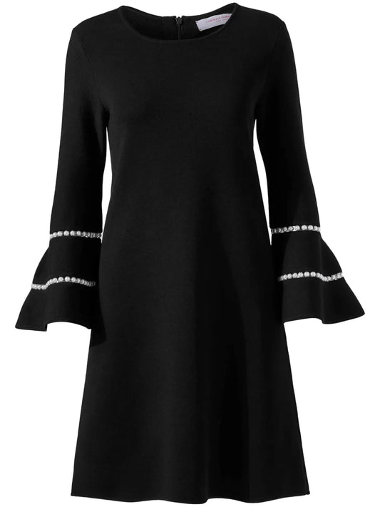 Pearl-Detailing Mini Dress