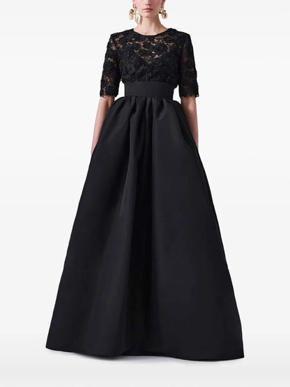 Floral Lace-Detailing Top