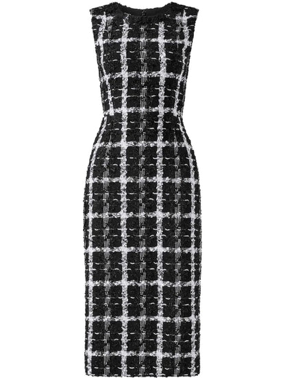Tweed Midi Dress