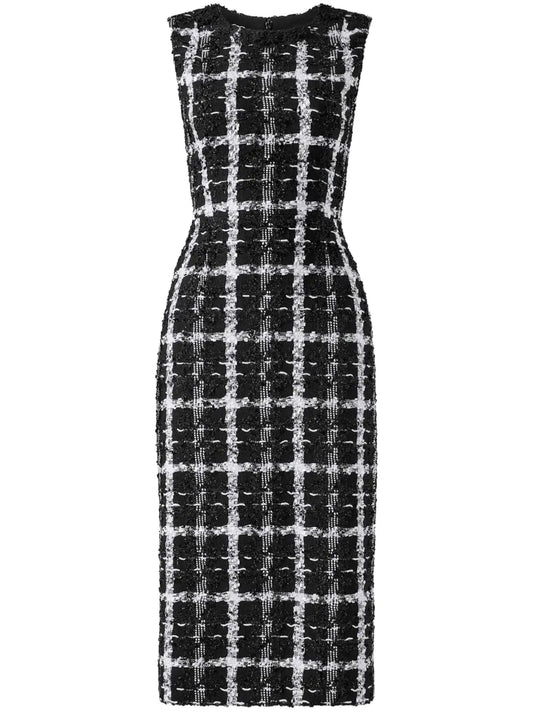 Tweed Midi Dress