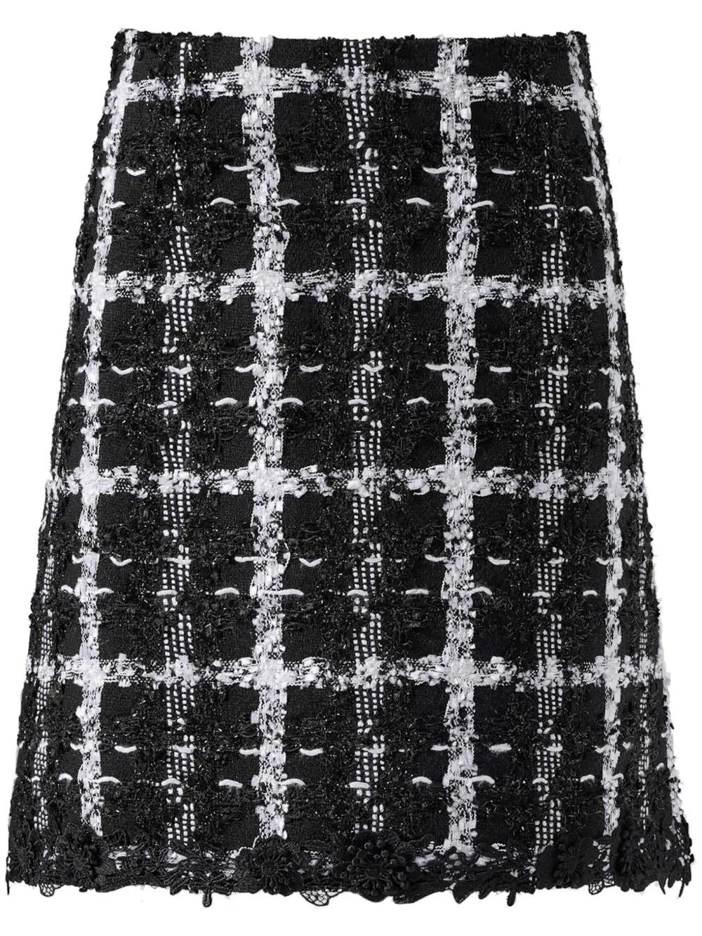 Tweed A-Line Mini Skirt