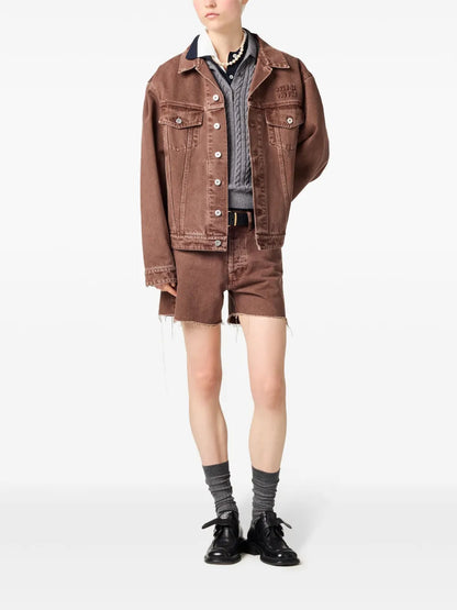 Garment-Dyed Denim Jacket