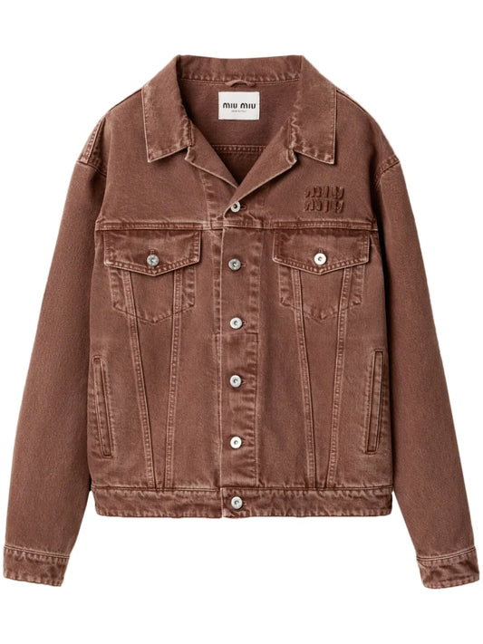 Garment-Dyed Denim Jacket