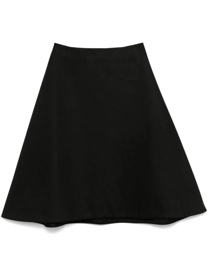 A-Line Midi Skirt