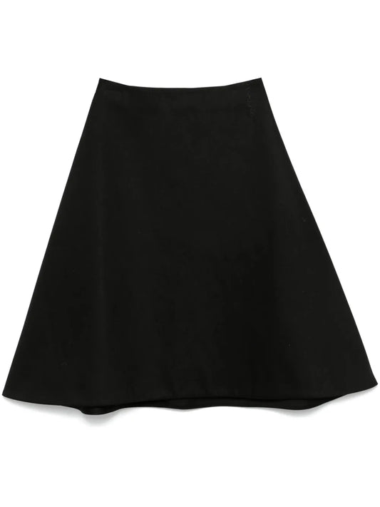 A-Line Midi Skirt