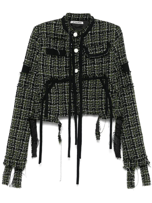 Deconstructed Tweed Jacket