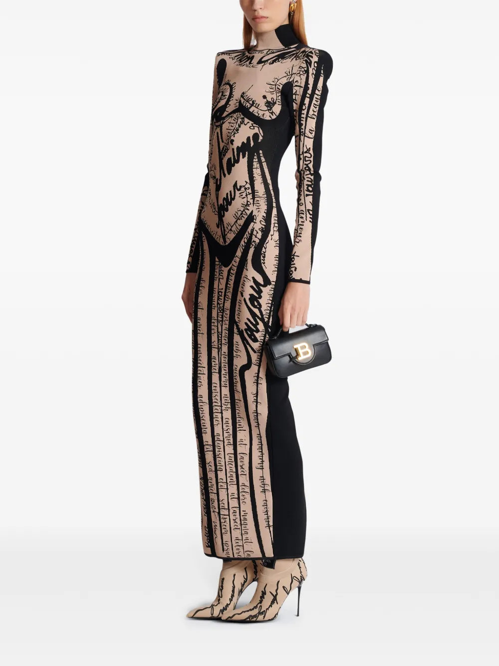 Logo-Embroidered Maxi Dress