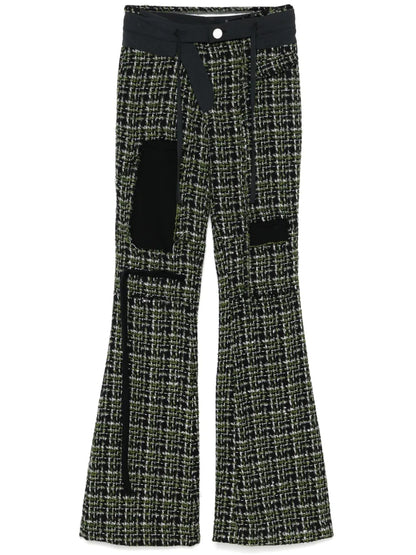 Deconstructed Tweed Trousers