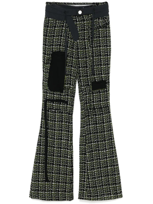 Deconstructed Tweed Trousers