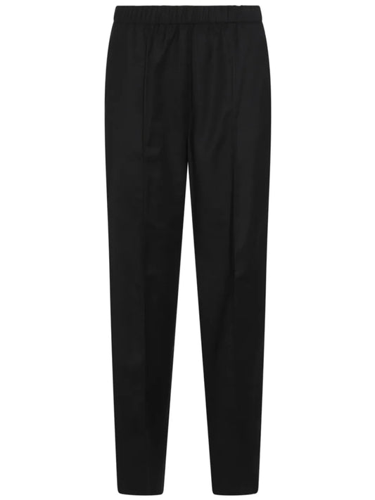 Elasticated-Waistband Trousers