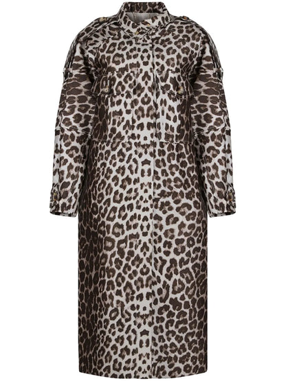 Animal Print Coat
