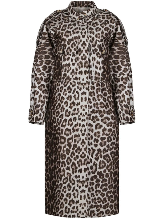 Animal Print Coat