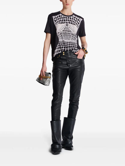 Trompe L'Oeil-Print T-Shirt