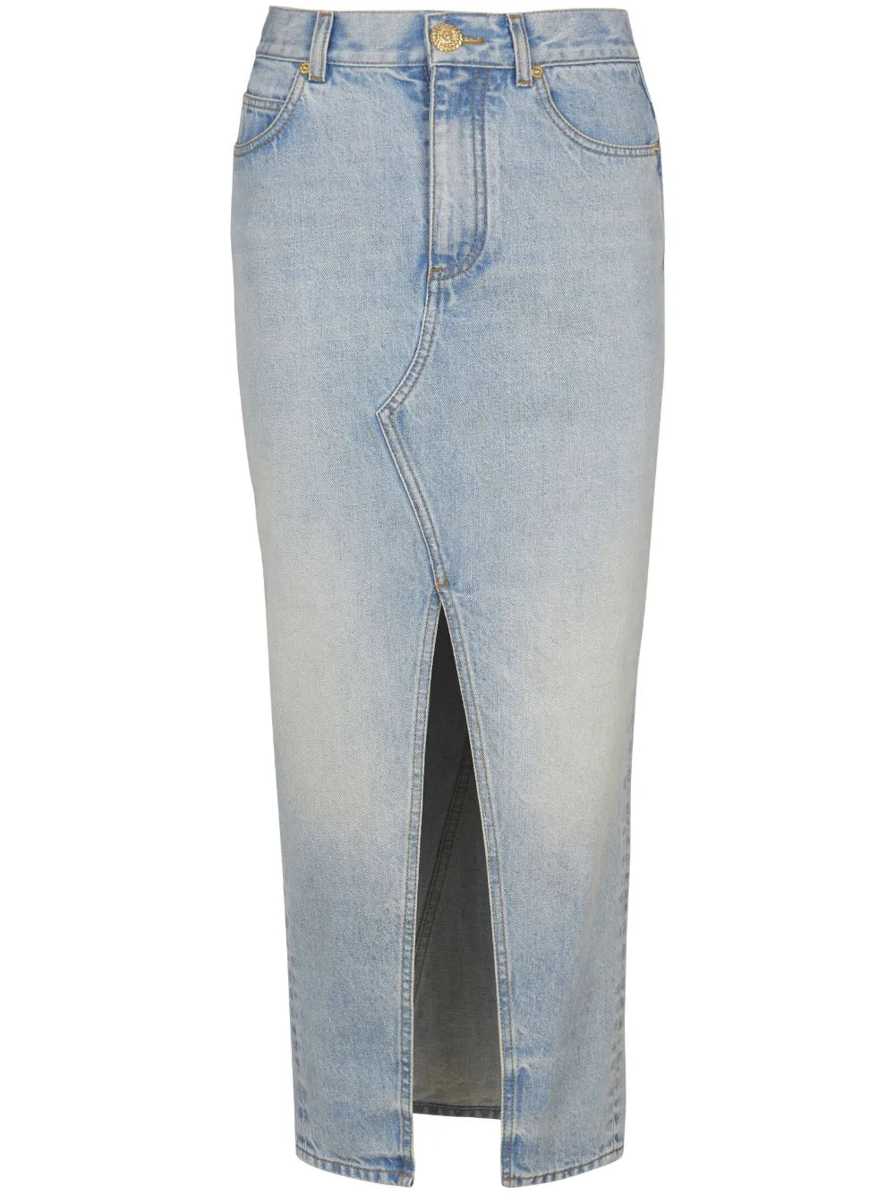 Denim Midi Skirt