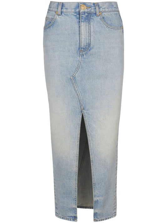 Denim Midi Skirt
